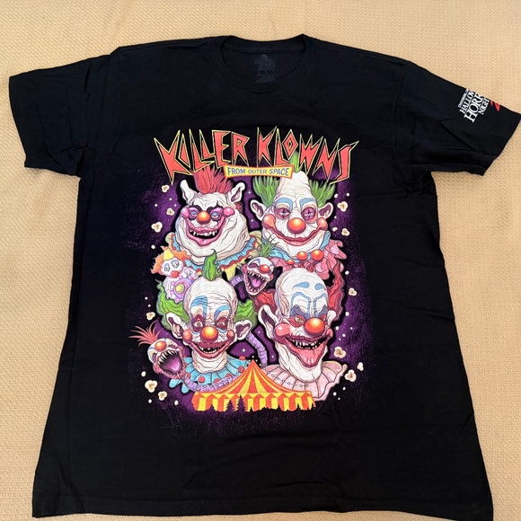 2018 Universal Studios Halloween Horror Nights Killer Klowns T-Shirt Mens Size L - Picture 1 of 6